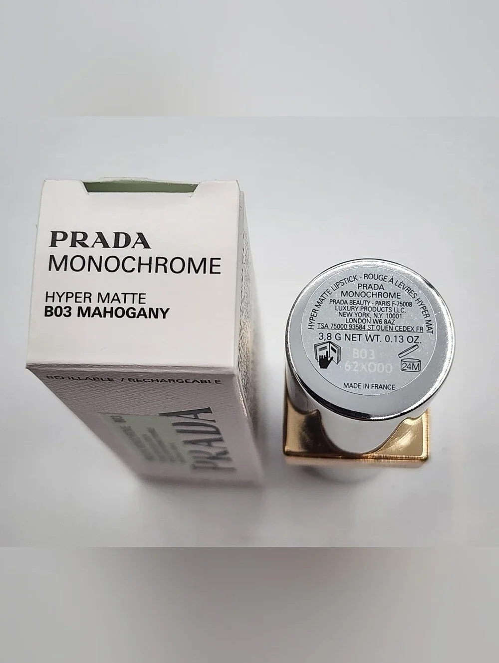 Prada Monochrome Lipstick B03 - Mahogany